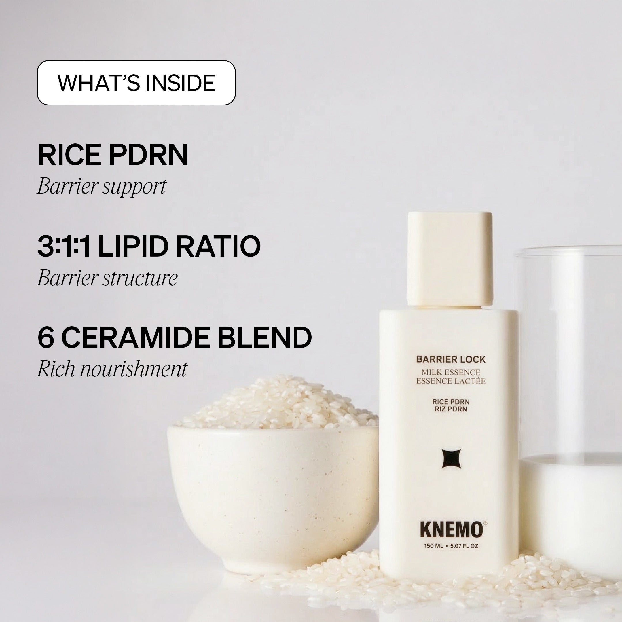 BARRIER LOCK Rice PDRN Milk Essence