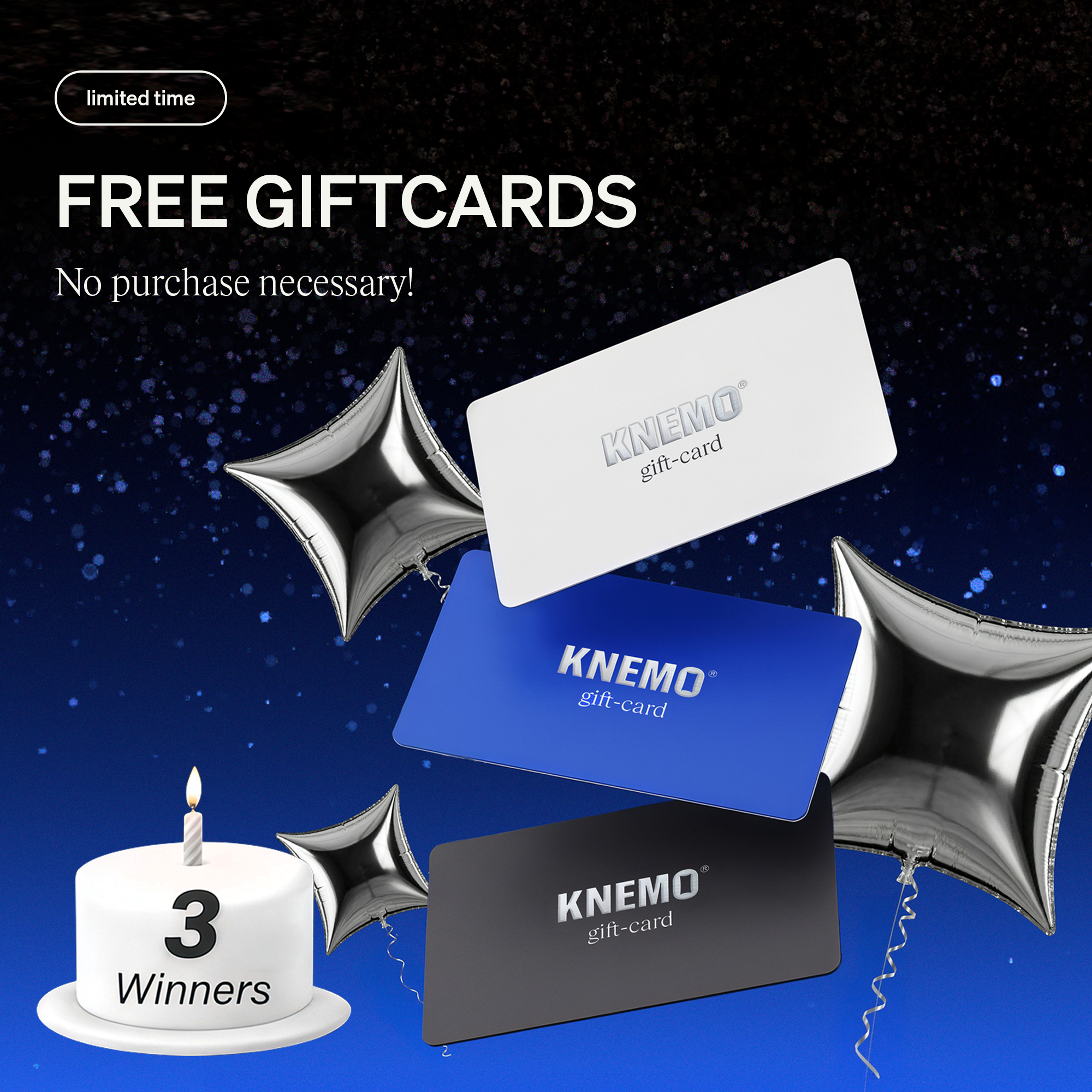 KNEMO 2nd Birthday Gift Card Giveaway