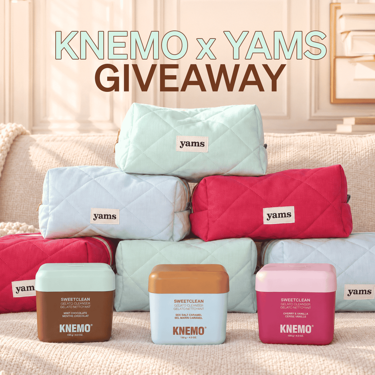 KNEMO x YAMS GIVEAWAY