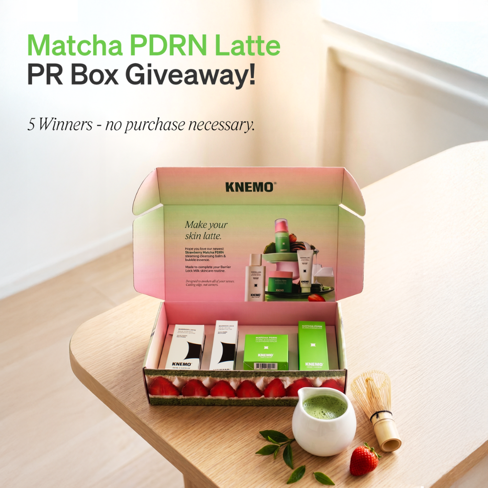 MATCHA PDRN LATTE PR BOX GIVEAWAY
