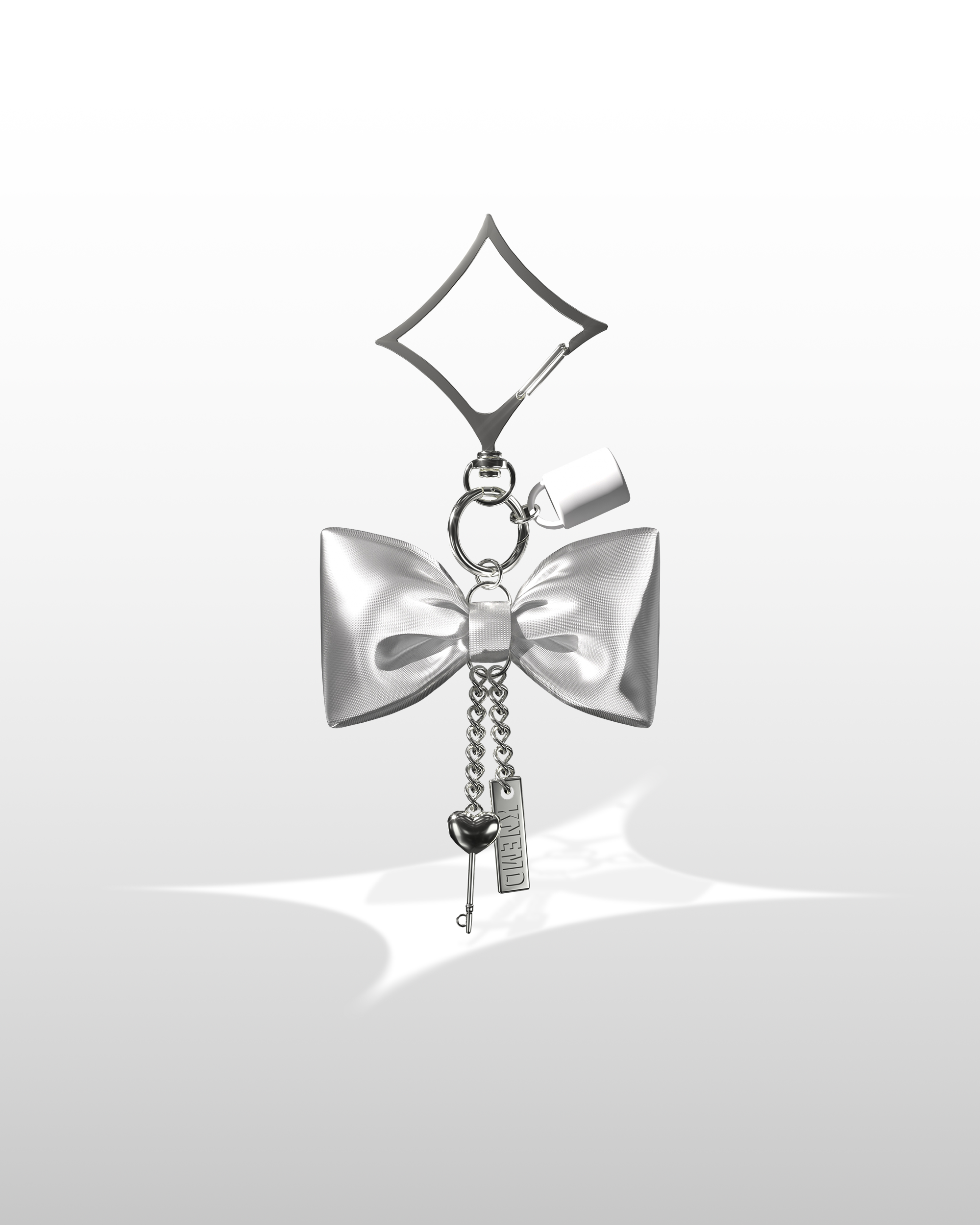 Lockette Ribbon Keychain