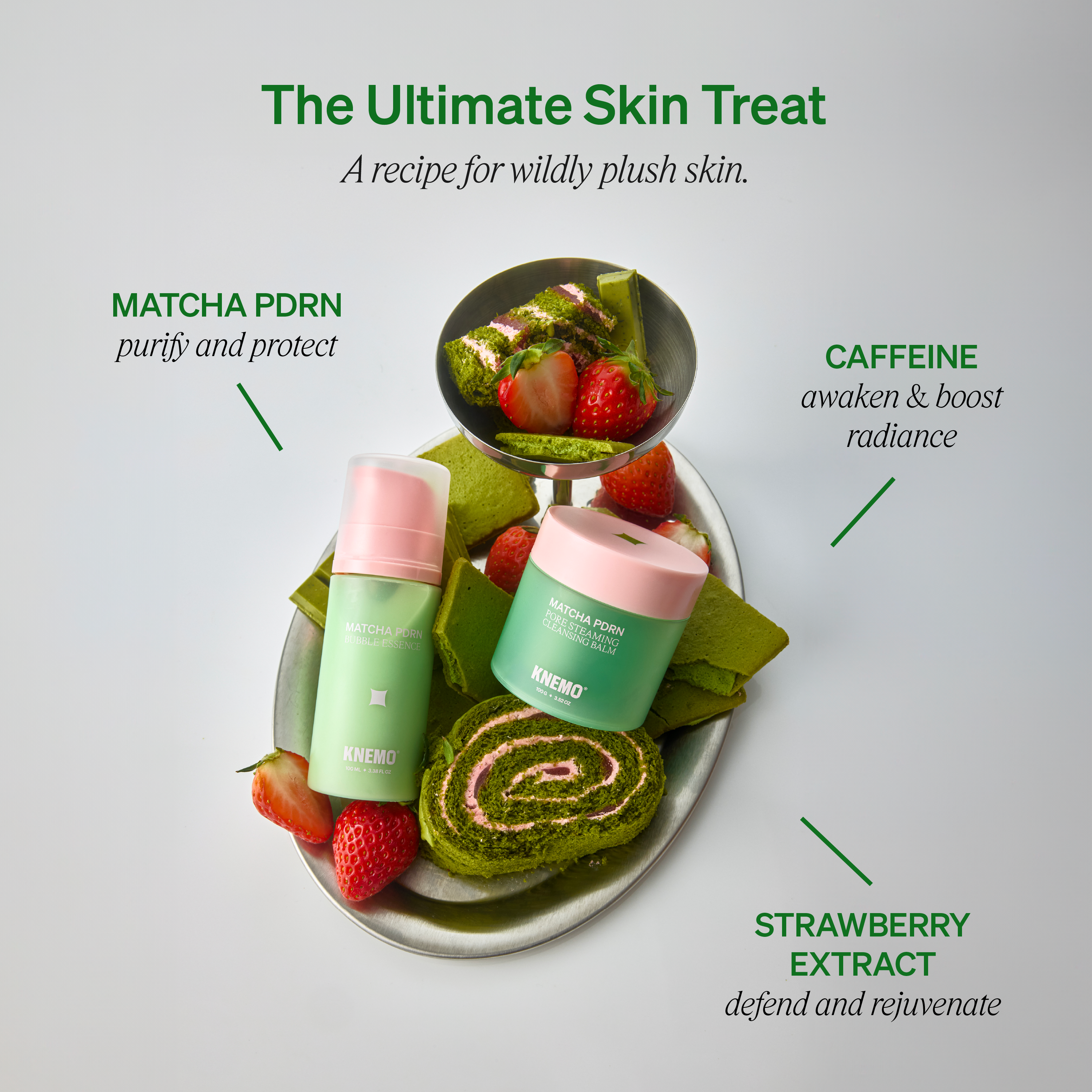 Matcha Latte PDRN Routine